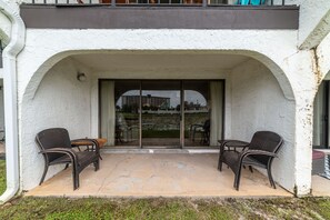 Large covered patio