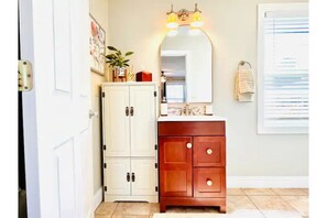 Bathroom vanity and storage