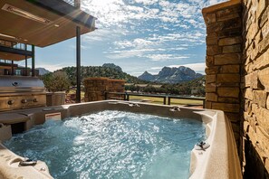 Relax in the Private Hot Tub!