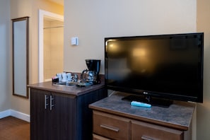 Watch a show on one of the TVs.