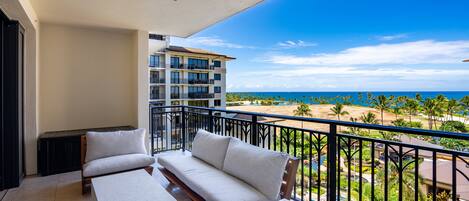 Your private balcony with ocean views