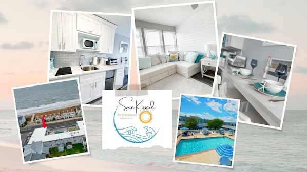 Welcome to Sun Kissed at the Beach! Steps from the sand with a pool!