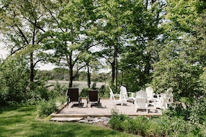 Backyard oasis overlooking East Lake.