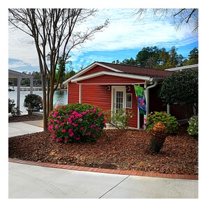 View of Front Entrance of Cottage.