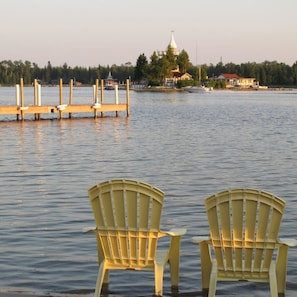 Waterfront living at Les Cheneaux Landing!