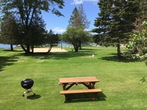 View from the porch of LaSalle Cabin