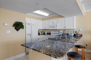 Indoors, Kitchen, Floor, Kitchen Island, Microwave
