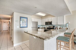 Indoors, Kitchen, Floor, Kitchen Island, Microwave