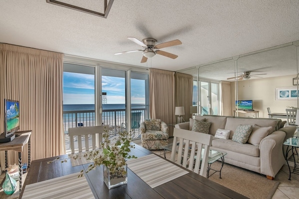 Furniture, Table, Indoors, Home Decor, Ceiling Fan
