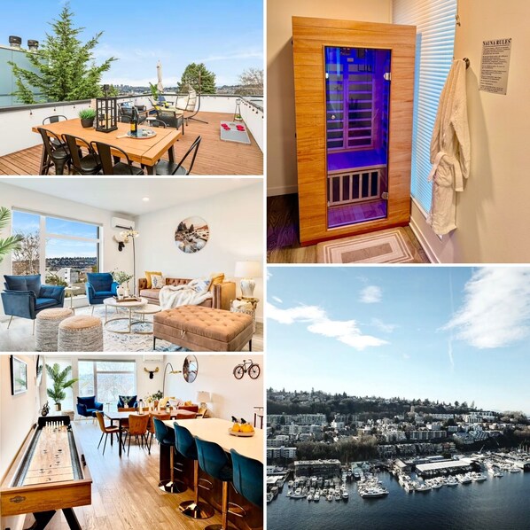 Welcome to our Lake and Downtown Views Townhome!