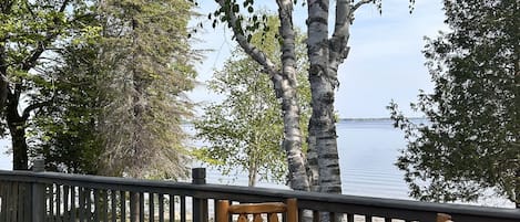 Lake front deck