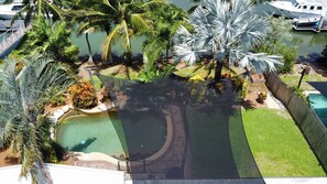 Pool and Marina Aerial view