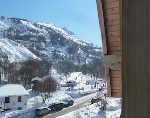 Blick von der Unterkunft