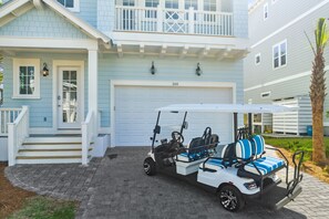 6 Seater Golf Cart Included with Your Rental!