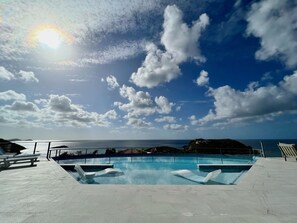 Big ocean views off the deck