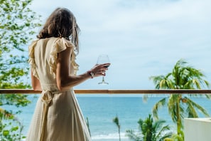 View from the third-floor master bedroom balcony 