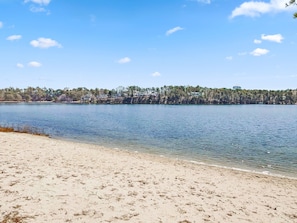 John Joseph Pond across the street with association beach at the end of the road - 20 Vacation Lane Harwich Cape Cod - At Last - NEVR