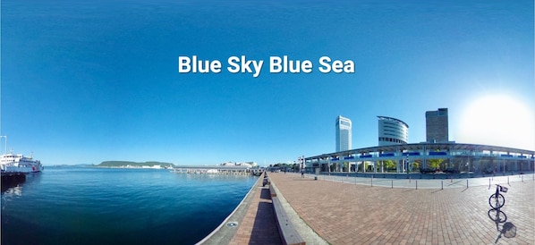 Please enjoy Shikoku and Setouchi's blue sky and blue sea at your leisure.