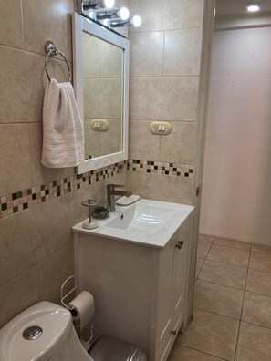 Newly renovated bathroom