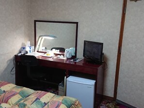 It becomes the table area of the room.