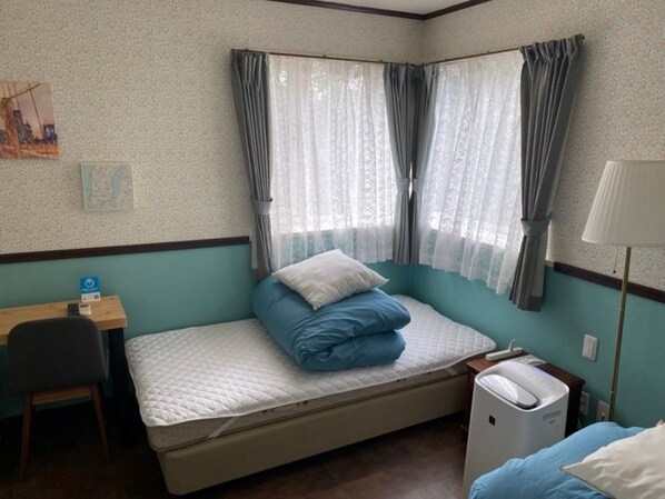 Room 205. Wallpaper is different for each room