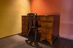 How about writing a record of your travels in your study?
