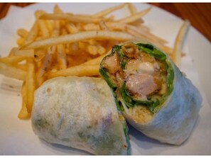 chicken caesar wrap sandwich