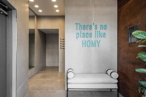 Interior entrance