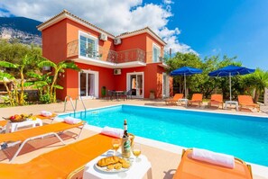 Beautiful villa with private pool and terrace with panoramic sea views