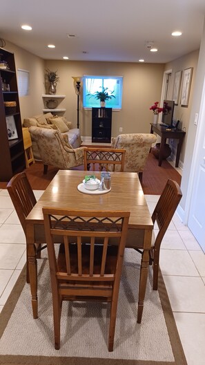 Dining Area and Living Room