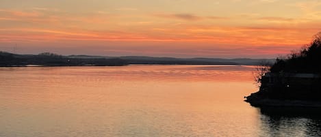 Sunset View from the main deck.