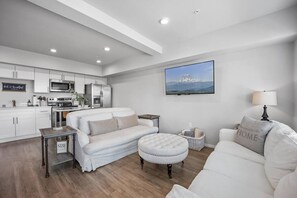 Down filled Restoration Hardware sofas