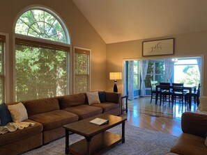 LR joins the formal DR.   Massive windows to let in the sunshine!