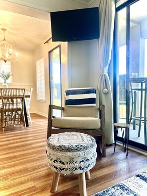 Rocker chair in living room. 