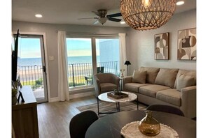 Condo sleeps up to 6 with free parking.