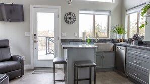 Kitchen and dining area