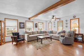 Gather with family for a cozy movie night