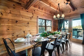 Gather around our custom table and enjoy creating those new memories together!