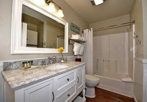 Bathroom with tub