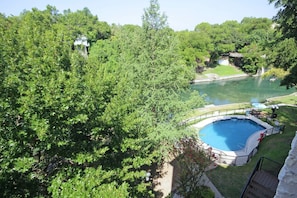 Pool over-looking Comal River