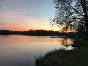 Enjoy the beautiful sunsets at the lake!