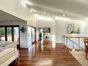 light filled spacious living area