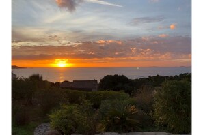 Coucher de soleil sur la mer