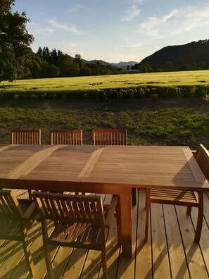 Terrasse. freier Ausblick