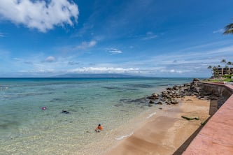 Right on the water in West Maui.