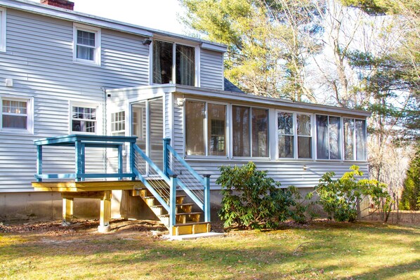 Flat back yard for your family to enjoy