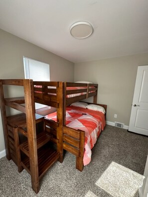 main floor 2 bedroom full/twin bed with TV