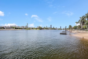 View from private jetty