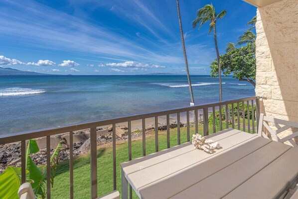 Oceanfront paradise awaits! Sip sunrise coffee, enjoy sunset cocktails, and soak in breathtaking views—your perfect beach escape starts here!