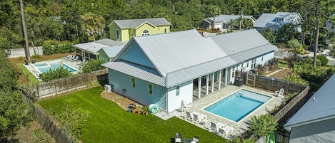 30A Beach House with Private Pool - The Blue Pearl 